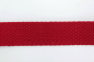 Preview: Gurtband Baumwolle 25mm dunkelrot (1 m)